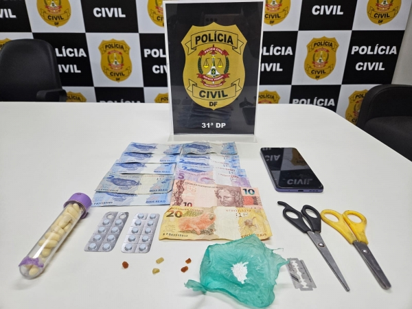 PCDF prende traficante que usava fachada de brechó para comercializar drogas em Planaltina